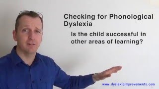 How to check for phonological dyslexia [upl. by Filahk990]