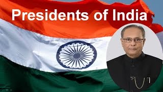 President of India  Indian President List  All President of India  List of President of India [upl. by Muhcon117]