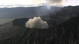 Mount Bromo volcano explosive eruption accompanied by powerful shockwave 12 [upl. by Azial902]