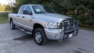 2007 Dodge Ram 3500 Laramie Quad Cab 4X4 8 Ft Box18109A [upl. by Robma]