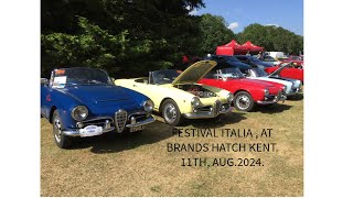 Festival Italia Brands car event in kent 2024 [upl. by Atteram]