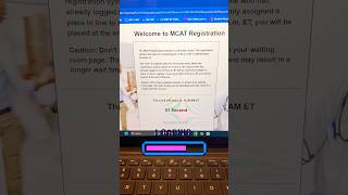 FORGOT to Register for MCAT Exam 😱 premed mcatprep [upl. by Jobe]