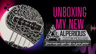 Unboxing my new custom pickguards from Alperious [upl. by Veedis674]