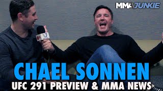 Chael Sonnen Gives Jon Jones Rare Praise Says Adesanya Owed Strickland Fight Previews UFC 291 [upl. by Henson]