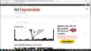 Como Criar um Blog Profissional em Minutos [upl. by Ilegna]