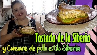 Como se hacen unas Tostada estilo Siberia y Consomé de pollo mihogardulcehogar tostadadelasiberia [upl. by Aivon]