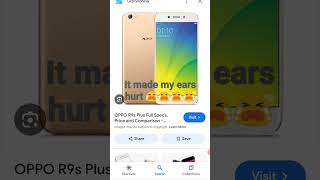 Oppo R9s Plus ringtone but earrape Calm hurting my ears trending [upl. by Eentrok682]