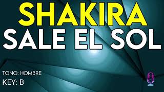 Shakira  Sale El Sol  Karaoke Instrumental  Hombre [upl. by Rush]