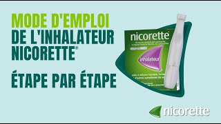 MODE D’EMPLOI DE L’INHALATEUR NICORETTE® ÉTAPE PAR ÉTAPE [upl. by Ahsilram]