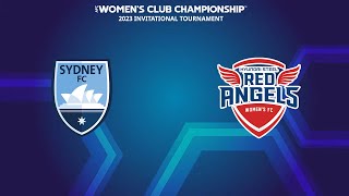 Sydney vs Red Angels  AFC Womens Club Championship 2023  Live [upl. by Aihtekal]