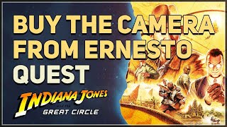 Buy the Camera from Ernesto Indiana Jones and the Great Circle [upl. by Leahcam410]