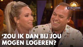 Frans Bauer vraagt Hélène Zou ik dan bij jou mogen komen logeren  DE ORANJEZOMER [upl. by Glogau]