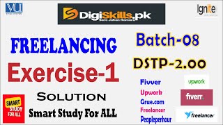 freelancing exercise 1 Batch 8 Digiskills 200 Freelancing Hands on Exercise 1 smart study for all [upl. by Micheil143]