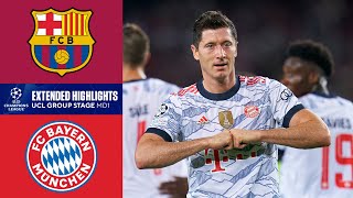 Barcelona vs Bayern Munich Extended Highlights  UCL Group Stage MD 1  CBS Sports Golazo [upl. by Goulder434]