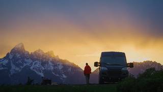 Van Camping In The Tetons Hiking amp Haircuts [upl. by Ahsinwad]