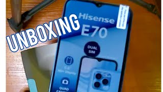 Hisense E70  Unboxing hisense smartphone cellphone unboxing [upl. by Hsilgne]