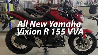 All New Yamaha Vixion R 155 VVA Matte Red Black  Sobatmotorcom [upl. by Nolyat454]