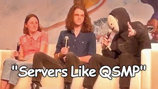 Dream Mentions QSMP at VidCon [upl. by Schramke]