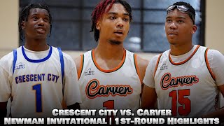 Crescent City vs Carver HIGHLIGHTS  BIG Buckets Late  GameWinner in Newman Invitational 1stRd [upl. by Britte]