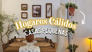 Casa Pequeña Estilo COTTAGE  Sala Comedor Cálido y Acogedor TEMU  Limpieza de Sala Fácil y Rápido [upl. by Asirak]