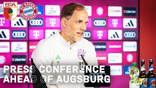 Press conference ahead of FC Augsburg vs FC Bayern  🇬🇧 [upl. by Whallon]