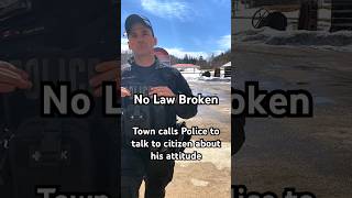 Manitoulin Police are called to discuss citizens attitude policeharassment shortvideo police [upl. by Brande]