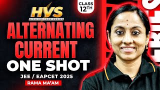 Alternating Current Class 12 One Shot in Telugu  JEE EAPCET Physics  JEE EAPCET 2025 [upl. by Nashom]