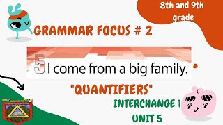 QUANTIFIERS Grammar Focus Book 1 Unit 5 Act 10 [upl. by Siraf]