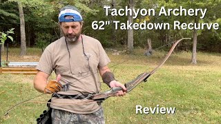 Tachyon Archery 62quot Takedown Recurve Bow Review [upl. by Idarb]