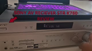 Sony AV Reciever Amplifier STR K780 Review [upl. by Luing]