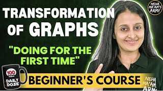 TRANSFORMATION OF GRAPHS BEGINNERS COURSE JEE 2025  2026 FULL PREP FRM ZERO MATHEMATICALY INCLINED [upl. by Freiman60]