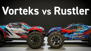 Traxxas Rustler 4X4 VXL vs Arrma Vorteks 3S BLX Comparison [upl. by Venable]