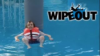 Richard Hammond Falls off The Sweeper  Wipeout HD [upl. by Irved]