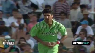 Mix Tape Waqar Younis sending stumps flying [upl. by Clint141]