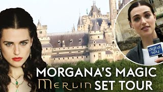 Merlins Morgana Pendragon Katie McGrath gives MAGIC set tour [upl. by Orola]