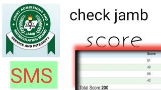 How to check jamb result 2024 SMS jamb score [upl. by Durtschi]