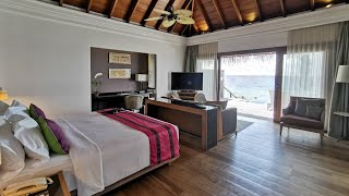 Dusit Thani Maldives Room Ocean Villa With Pool Roomtour Club Lounge Dusit AllHotelReview [upl. by Hasila]