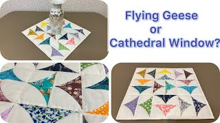 Can You Really Create Stunning Quilts from Flying Geese and Cathedral Window [upl. by Broeker]