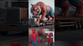 superheroes giant tiger evaluated 😱💥 Marvel amp DCAll Characters marvel avengersshortsrobot [upl. by Stephine358]