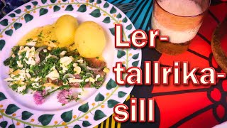 Lertallrikasill  matjessill med brynt smör [upl. by Nylrad]