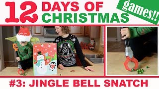 12 Days of CHRISTMAS GAMES 3 Jingle Bell Snatch  Family Fun Every Day [upl. by Sivi833]