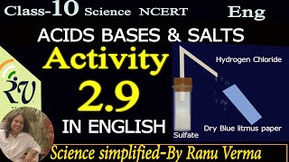 Activity 29 Class 10th Explained in English  acids bases and salts CBSE NCERT science [upl. by Milburt832]