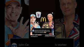 John cena paid McDonald’s worker for ice cream [upl. by Altheta914]