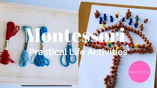 Montessori Practical Life Activities for Kids Ages 4 and Up montessoriwithhart [upl. by Ynomrah993]