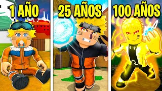 ¡100 AÑOS como NARUTO Roblox [upl. by Readus834]