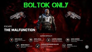 Gears 5 Master Escape The Malfunction Boltok only solo Anchor [upl. by Nnylimaj]