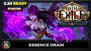 PoE 324 ESSENCE DRAIN OCCULTIST  BUILD REVIEW  PATH OF EXILE NECROPOLIS  POE BUILDS [upl. by Jaymie]