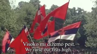 Uz Maršala Tita With Marshal Tito  Yugoslav Patriotic Song [upl. by Jerz517]