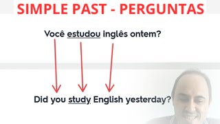 Inglês básico  Aula 47  Simple Past Perguntas [upl. by Nerra]