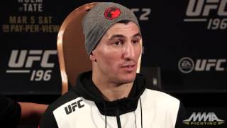 UFC 196 Nordine Taleb Knew Erick Silva was a Dirty Fighter [upl. by Euhsoj]